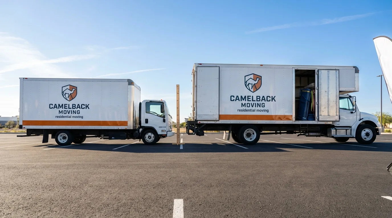 Moving truck size capacity guide in Tuscarawas